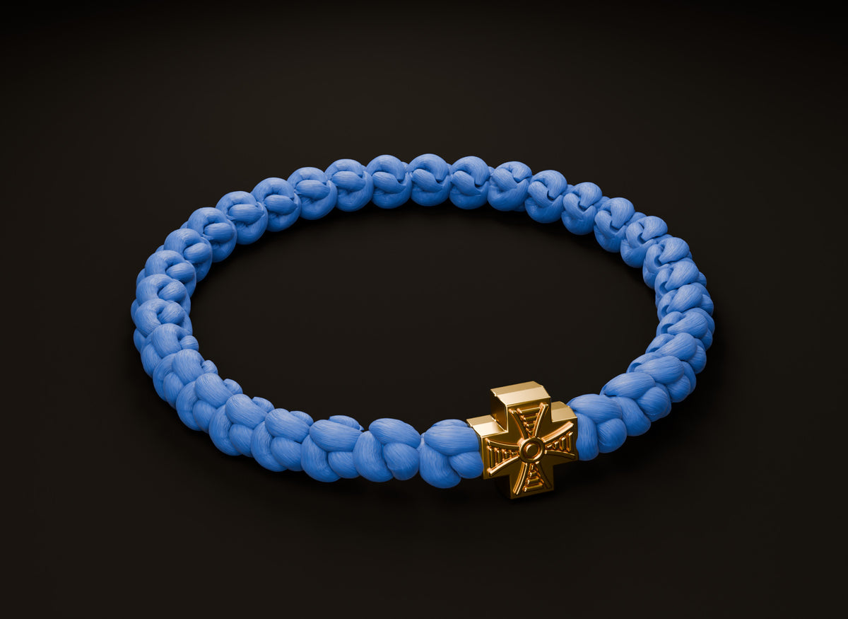 Blue · charcoal studio hero